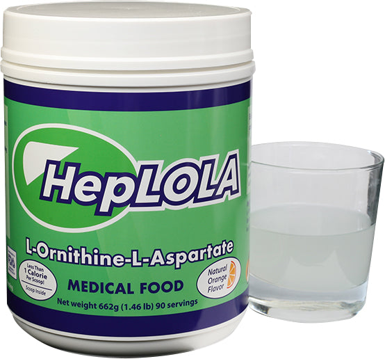 HepLOLA L-Ornithine L-Aspartate 6 grams for the management of Hepatic Encephalopathy as well as elevated ammonia due to NAFLD/NASH