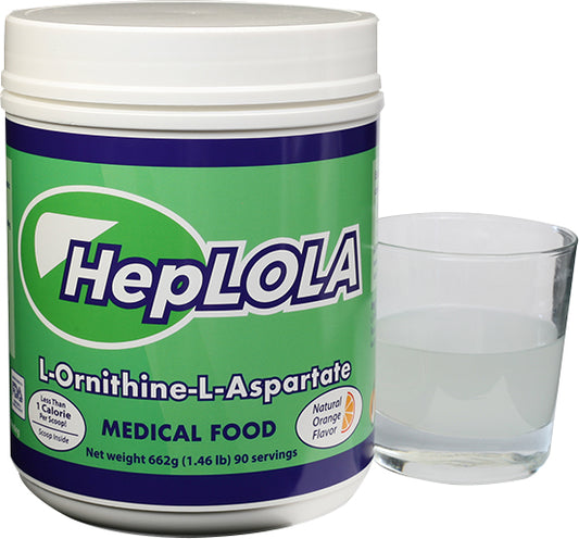 HepLOLA L-Ornithine L-Aspartate 6 grams for the management of Hepatic Encephalopathy as well as elevated ammonia due to NAFLD/NASH